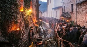 eventi in umbria, presepe vivente a rasiglia